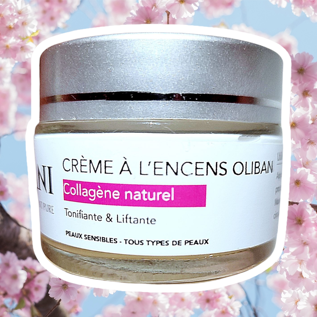 Crème à l’Encens d’Oliban – Collagène végétal & Fermeté 50 G