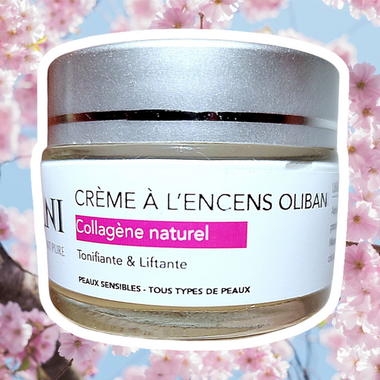 Crème à l’Encens d’Oliban – Collagène végétal & Fermeté 50 G